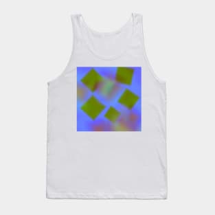 blue red yellow abstract texture Tank Top